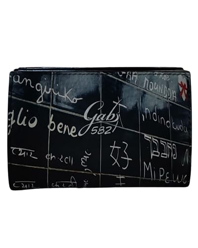 Gabs Portafoglio Gmoney14 Trip Black Stampa Fantasia Pelle Multicolor Taglia Unica