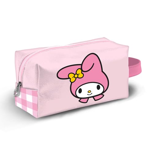 Sanrio My Melody Cute-Borsa Da Toilette Da Viaggio Brick Plus, Rosa, 27 X 13 Cm