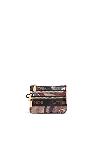 Gattinoni Planetarium Easy Chickey And Card Holder - Nylon (Planetario/Classic Black)
