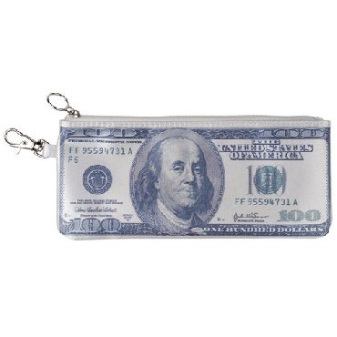 Borsetta Portatutto A Forma Di Banconota Da 100 Dollari