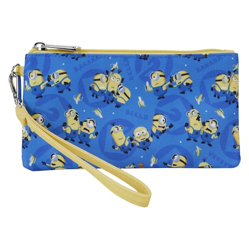 Loungefly Cattivissimo Me Minions - Borsetta Da Polso Con Cerniera In Nylon