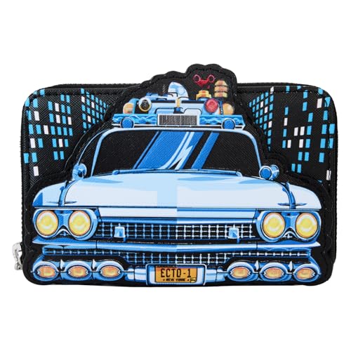 Loungefly Portafoglio Ghostbusters Ecto One Zip Around, Multicolore, Portafoglio Con Cerniera
