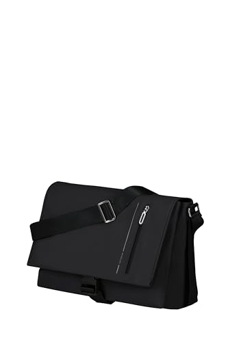 Samsonite Borsa Messenger Donna, Black, 13.3", 36 Cm, 11 L