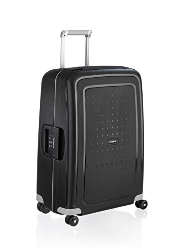 Samsonite S'Cure - Valigia Spinner M, 69 Cm, 79 L, Nero (Black)