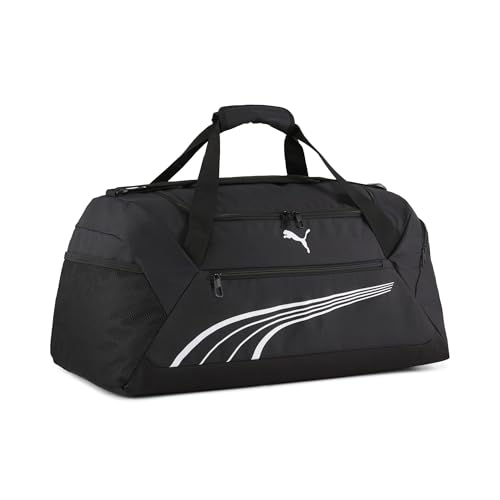 Puma Puma Fundamental Medium Sports Bag - Borse Sportive Unisex, Puma Black, Osfa - 091189