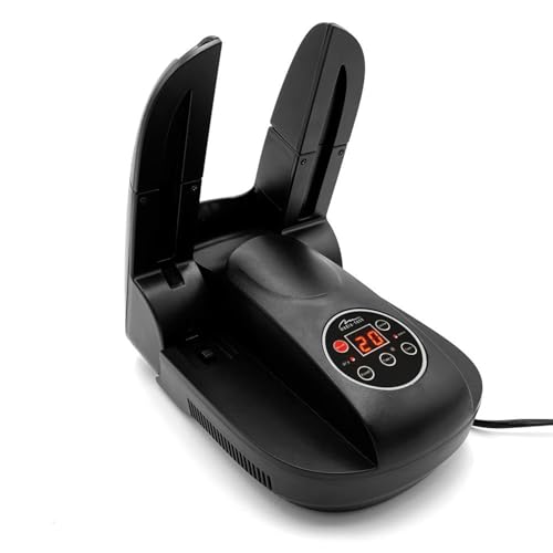 Media-Tech Mt6523 - Asciugascarpe Con Disinfezione Ozono E Timer, Pannello Di Controllo Con Display E Pulsanti, Asciugatrice Per Scarpe, Guanti, Cappe