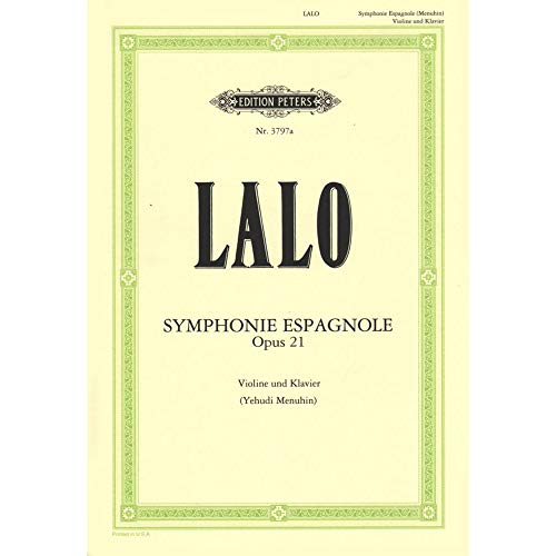 Symphonie Espagnole D-Moll Op 21