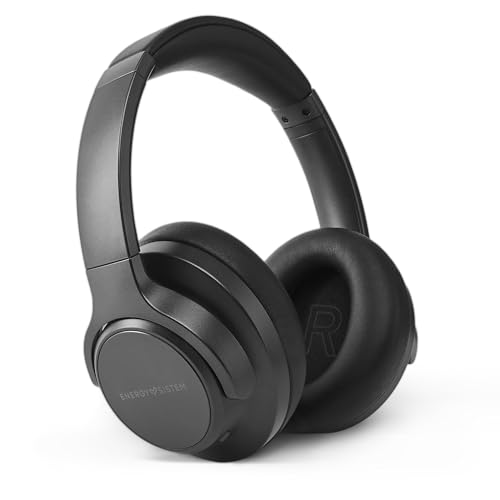 Energy Sistem Silent Anc - Cuffie Con Cancellazione Del Rumore, Hybrid Anc, In Plastica Riciclata, Bluetooth 5.3, 100 Ore Di Batteria, Quick Charge