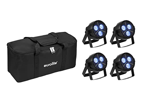 Eurolite Set Di 4 Faretti Led Party Hybrid + Soft-Bag