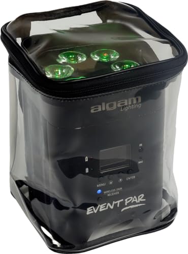 Algam Lighting - Event Raincover - Sacca Impermeabile, Transparente Per Algam Par Led, Nylon, 130 X 130 X 210 Mm