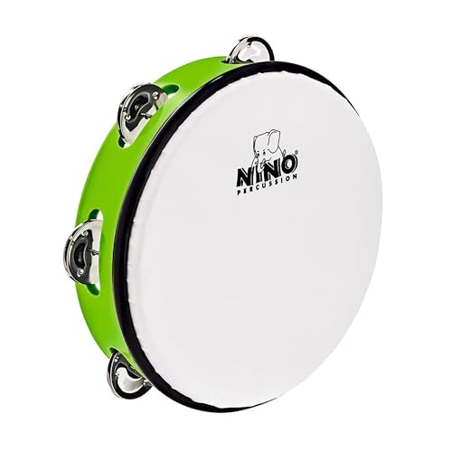 Nino Percussion Tamburello Abs - Verde (Nino51Gg)