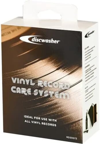 Rca Discwasher Vinyl Record Care System, Detergente Per Dischi, Set Di 4 Pezzi, Pennello, Spazzola In Velluto, Sacchetto Liquido Per La Pulizia