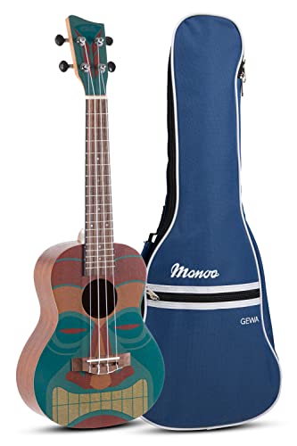 Gewa Vg512480 Concert Ukulele Manoa Tiki K-Co-Ta Incl. Borsa