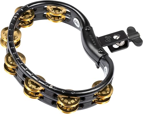 Meinl Tmt2Bbk Tambourin Abs Demi Lune Avec Attache Black