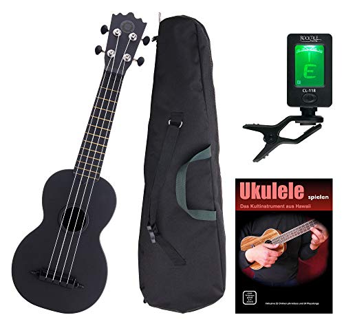 Classic Cantabile Beachbuddy Blackbird Ukulele Set Con Accordatore