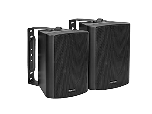Omnitronic Alp-5A - Set Di Altoparlanti Attivi A 2 Vie, Con Woofer Da 5" E 2 X 30 W Di Potenza