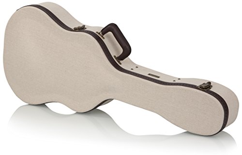 Gator Cases Journeyman - Custodia Folk Deluxe In Legno Per Chitarre A Risonanza, Materiale Esterno In Fibra Di Iuta Journeyman, Gw-Jm Reso
