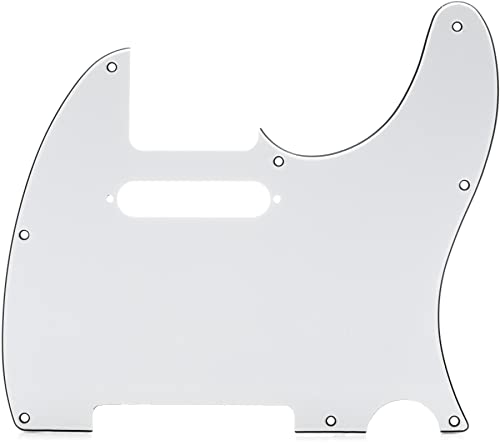 Fender 099-1355-000 3-Ply White 8-Hole Mount Telecaster Pick Guard
