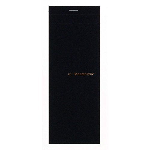 Maruman Mnemosyne - Taccuino 7,87 X 2,95 Pollici (Tipo Lungo), 5 Mm, A Quadretti, 50 Fogli (N162)