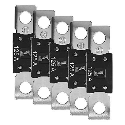 Offgridtec Set Di 5 Fusibili Mega Fuse 125 A, 32 V