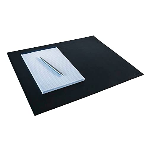 Durable 730401 Sottomano In Pelle, Cucitura Decorativa, Fatto A Mano, Rivestimento Tessuto-Non-Tessuto, 420X300 Mm, Nero