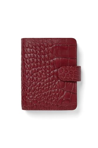 Filofax Pocket Classic Croc Organizer - Ciliegia