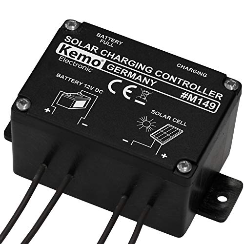 Kemo M149 - Regolatore Di Carica A Energia Solare, 12 V Dc 6A 10 A