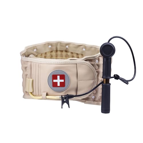 Newfun Fascia Lombare Supporto Schiena,Cintura Lombare,Fascia Per La Schiena,Supporto Gonfiabile Alla Schiena, Gonfiabile, Per Alleviare I Dolori Musc