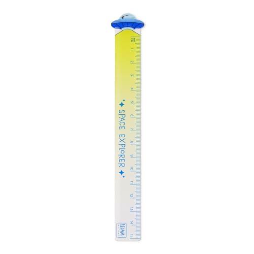 Legami - Righello - Space Explorer, Misura Fino A 15 Cm, Per Scuola, Ufficio, Casa, Decorazioni In Rilievo, Tema Space