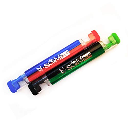 Confezione Da 4 Penne Osama Riscrivo Duo - 2 Penne Blu/Rosso 2 Penne Nero/Verde