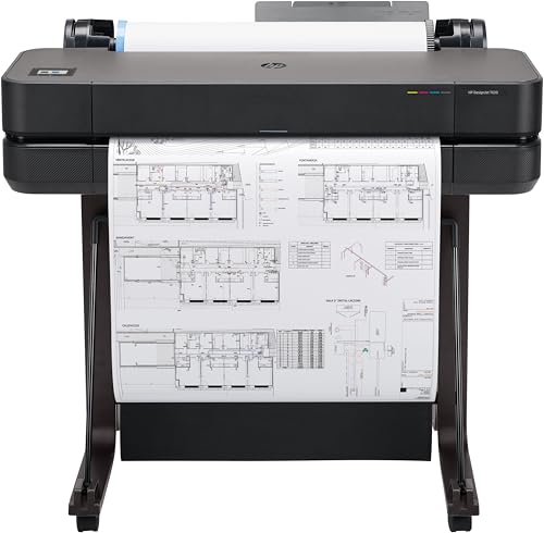Hp Designjet T630 Stampante Per Grandi Formati Da 61 Cm 5Hb09D, Formati Supportati Da A4 Ad A1, Velocità 76 Pagine A1 All’Ora, Gigabit Ethernet, Usb,