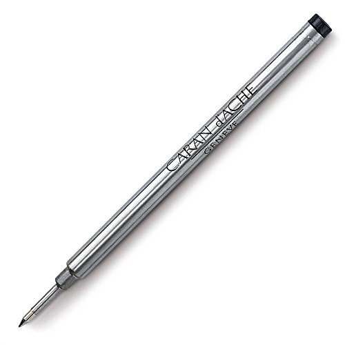Caran D-Ache 8228.009 Fine Nero 1 Pezzo(I) – Ricarica Per Penna (Nero, Sottile, Argento, 1 Pezzo(I)