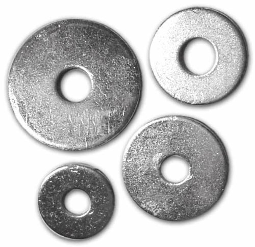 Rondelle Piane Larghe Zincate 10X30 Mm Confezione 400 Pz