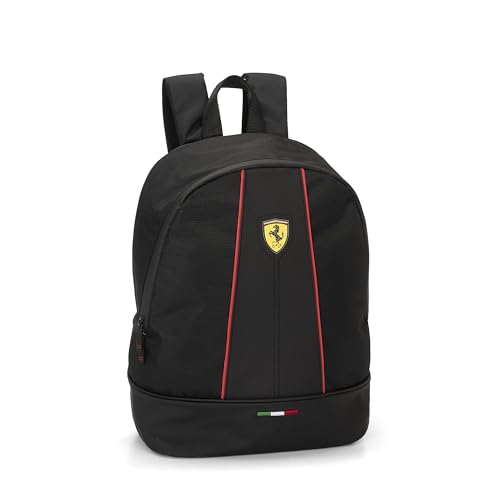 Franco Cosimo Panini Ferrari - Zaino Scuola Media, Superiore E Elementare Con Ampi Vani Centrali Con Chiusura A Zip E Spallacci Regolabili, Cm 28X40Hx