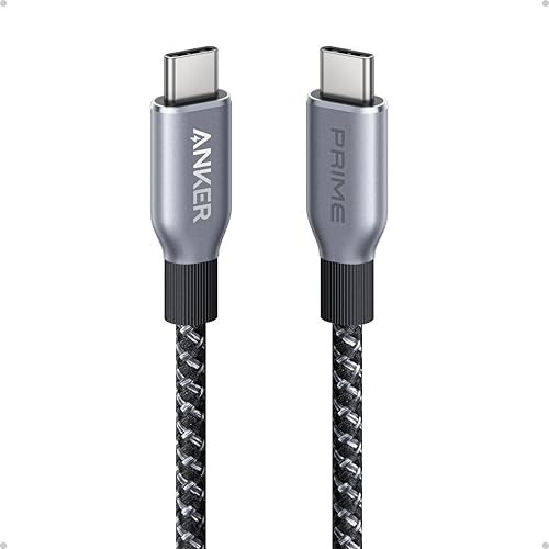 Cavo Anker Prime Da Usb-C A Usb-C Da 240W, Ricarica Rapida E Resistente, In Nylon Intrecciato Con Materiali Riciclati, 0.9M, Per Iphone 16/16 Pro/16 P