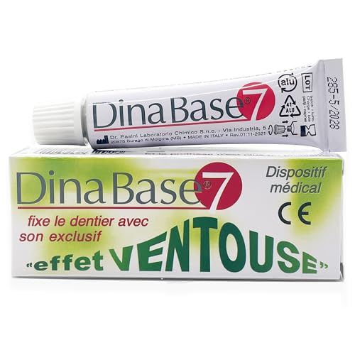 Dinabase 7 Adesivo Termoplastico Per Protesi: Fai Aderire Di Nuovo La Tua Protesi Fino A 7 Giorni [Non È Una Colla Adesiva, Agisce Come Un Rivestiment