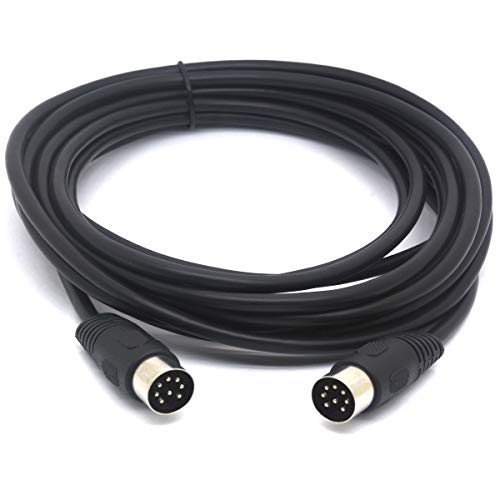 Tomost Cavo Midi A 8 Poli Din Per Estensione Altoparlante Maschio A Maschio, Collegamento Convertitore Per Bang & Olufsen B&O Powerlink Beolab 3 M 3 M