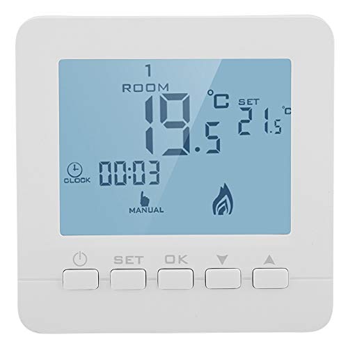 Termostato Display Lcd Digitale Smart Temperature Controller 5A Riscaldamento A Caldaia Termostati Digitali Comfort Chiaro Programmabile Versione A Pu