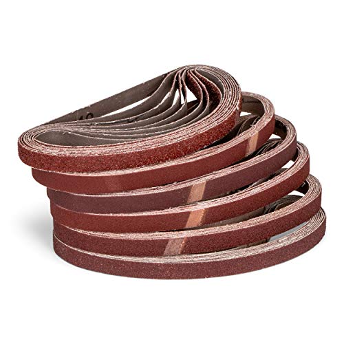 120 Nastri Abrasivi In Tessuto, 13 X 457 Mm, Grana 20 X 40-60 – 80-120 – 180-240 Per Powerlie.