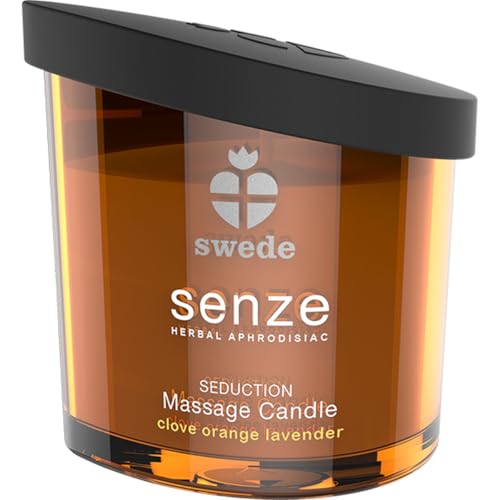 Swede - Senze Seduction Massage Candle Clove Orange Lavender 150 Ml