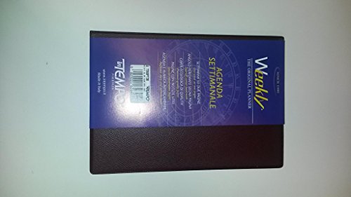 Agenda Settimanale Weekly F.To 15X21 Cm Copertina Bordeaux