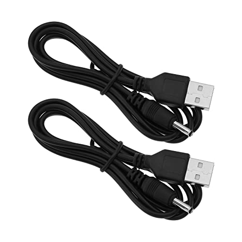 Ecsing 2 Cavi Di Ricarica Usb A Dc 3,5 Mm, Foro Rotondo, Cavo Di Ricarica Compatibile Con Fairywill Spazzolino Elettrico Stereo Piccolo Ventilatore De