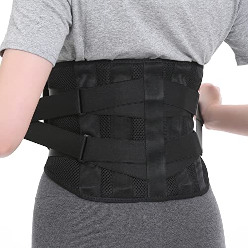 Braceup Fascia Lombare Supporto Schiena Cuscinetto Lombare - Busto Ortopedico Lombare, Fascia Schiena Lombare, Fascia Lombare Ortopedica (L/Xl 90-110