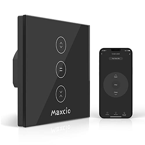 Interruttore Tapparelle Wifi, Maxcio Smart Switch Per Tapparelle Elettriche, Compatibile Con Alexa E Google Home, App Controllo, Interruttore Wifi Per