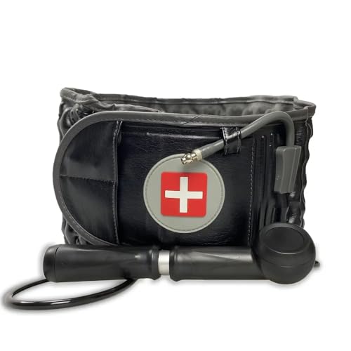 Newfun Fascia Lombare Supporto Schiena,Cintura Lombare,Fascia Per La Schiena,Supporto Gonfiabile Alla Schiena, Gonfiabile, Per Alleviare I Dolori Musc