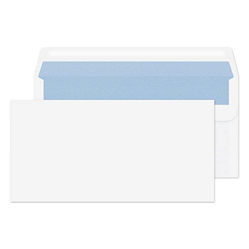 Blake Everyday 110 X 220 Mm 75 G/M2 Portafoglio Autosigillante (12772) Bianco, Confezione Da 500