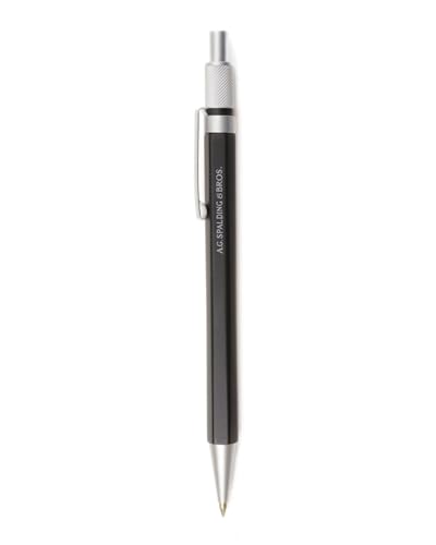 A.G. Spalding&Bros. Penna Hexagonal Ball Point 170200 A Sfera Unisex Alluminio Nero