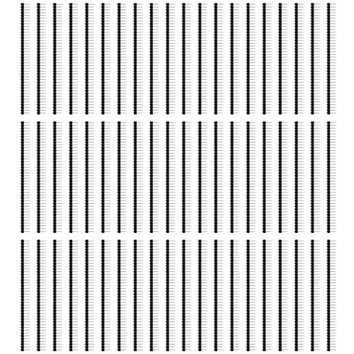 Pin Header Breakaway Pcb Board Single Row Right Angle Male 40 Pin 2.54Mm Straight Pin Header Dritti Connettori For Technology Arduino Prototype Shield