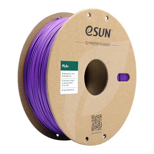 Esun Filamento Pla+ 1.75Mm, Filamento Per Stampante 3D Pla Plus, Precisione Dimensionale +/- 0.03Mm, Bobina Da 1Kg (2.2 Libbre) Filamento Per Stampa 3