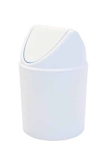 Belli E Forti Pattumiera Bidone Basculante Dondolina Bianco 6 Litri